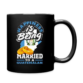 Guatemala Flag T-Shirt Pride & Home Chapín - Full Colour Mug - black - Right