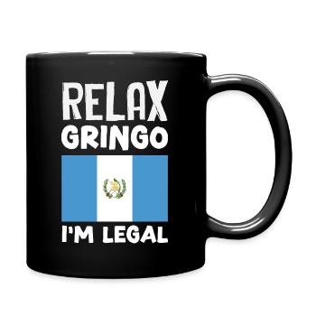 Guatemala Flag T-Shirt Pride & Home Chapín - Full Colour Mug - black - Right