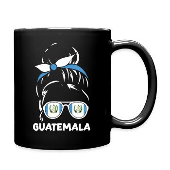 Guatemala Flag T-Shirt Pride & Home Chapín - Full Colour Mug - black - Right
