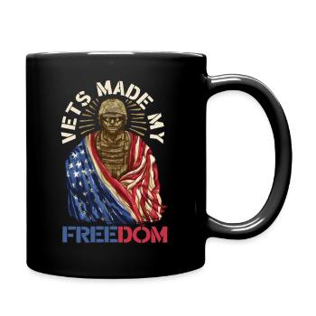 Veterans Day Für Republikaner - Tasse einfarbig - Schwarz - Rechts