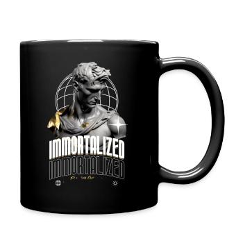 Immortalized Sculpture Globe - Full Colour Mug - black - Right