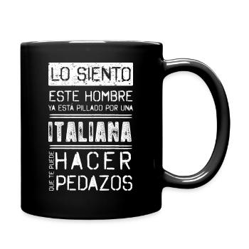 I'm sorry this man is already caught by an i... - Full Colour Mug - black - Right