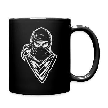 Ninja - Difference Picture - Full Colour Mug - black - Right
