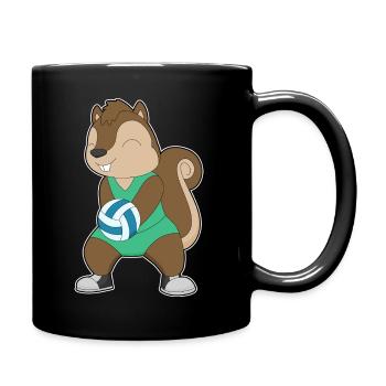 Joueur de volley-ball écureuil Volley-ball - Mug uni - noir - Droite