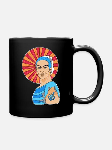 Handsome sailor - Full Colour Mug - black