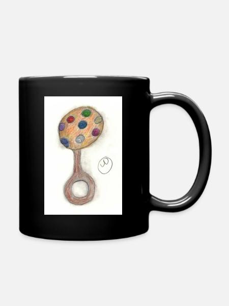 Babyrassel - Tasse einfarbig - Schwarz