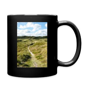 Sentier des Dunes à Søndervig, Danemark - Mug uni - noir - Droite