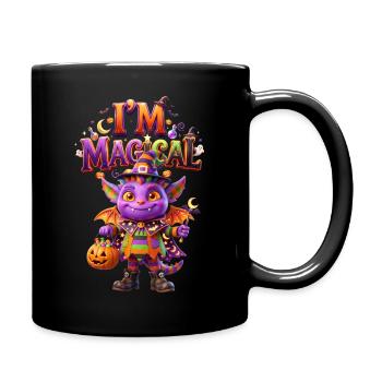 Colorful Halloween Dragon - Full Colour Mug - black - Right