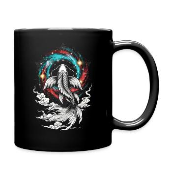 Celestial Koi ⭐ - Full Colour Mug - black - Right
