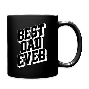 Meilleure faute de frappe 3D de Papa de tous les temps - Mug uni - noir - Droite