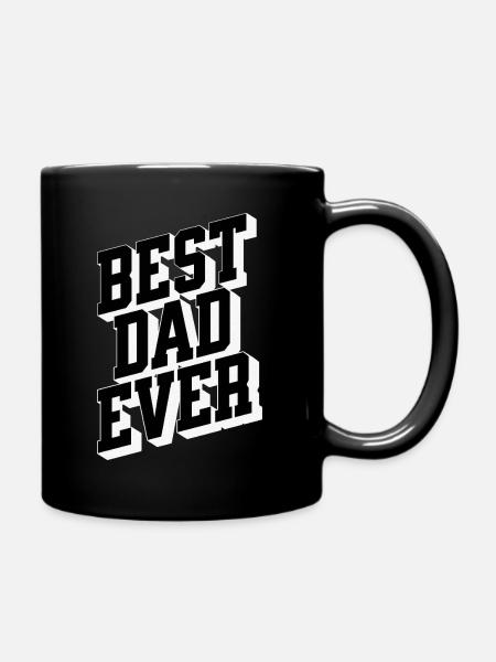 Meilleure faute de frappe 3D de Papa de tous les temps - Mug uni - noir