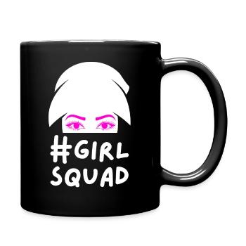 Girl Squad Pink Augen Frauen Party Geschenk - Tasse einfarbig - Schwarz - Rechts