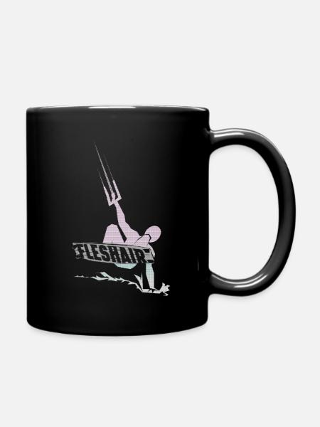 Kitesurfers - Full Colour Mug - black