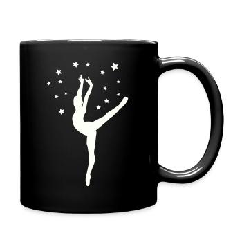 Danseuse dans la danse des étoiles - Mug uni - noir - Droite