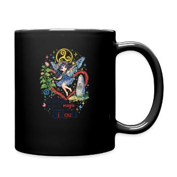 Bretagne un peu de magie beaucoup de BiZouH  - Mug uni - noir - Droite