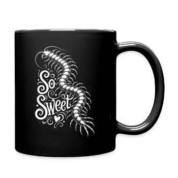 Motif de Scolopender - Mug uni - noir - Droite