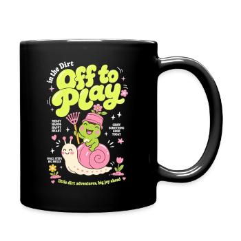 Urbanes Gärtnern Little Dirt Adventures wachsen - Tasse einfarbig - Schwarz - Rechts