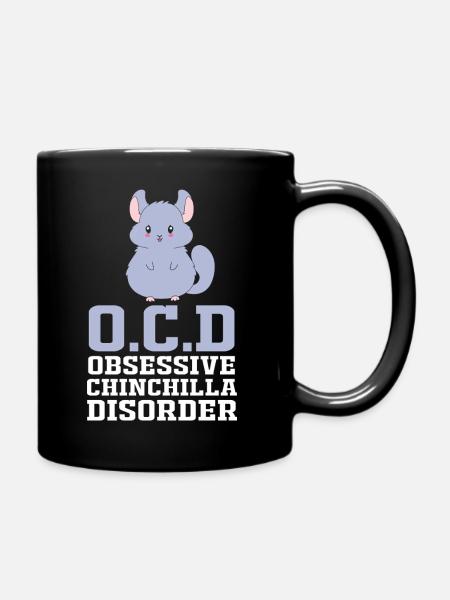 Chinchilla - Tasse einfarbig - Schwarz