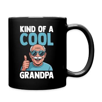 Grandfather Papaw Pop Gramps Granddad Grandpa - Tasse einfarbig - Schwarz - Rechts