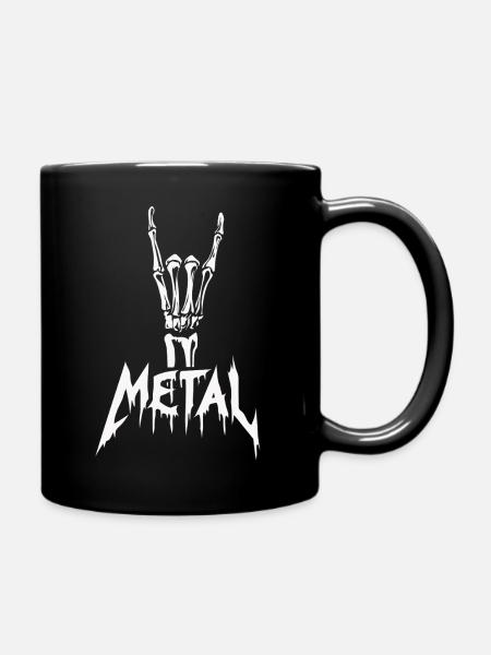 Metal! - Tasse einfarbig - Schwarz