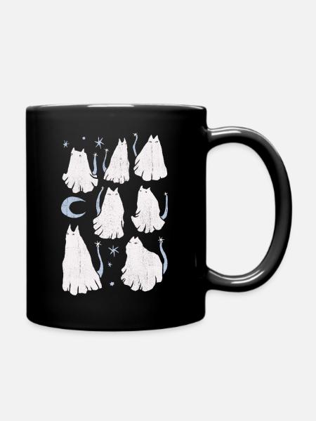 GEISTKATZEN - Tasse einfarbig - Schwarz