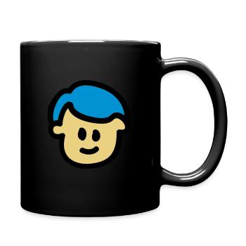 cute boy - kleiner Junge 3 - Tasse einfarbig - Schwarz - Rechts