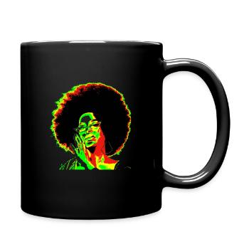 Afro 70s Disco Music - Mug uni - noir - Droite