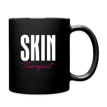 Hauttherapeutin - Tasse einfarbig - Schwarz - Rechts