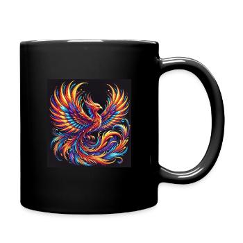 Renaître de ses cendres comme le phénix - Mug uni - noir - Droite