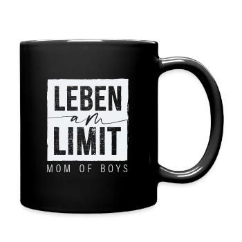 Life at the Limit - Mom of boys - Full Colour Mug - black - Right