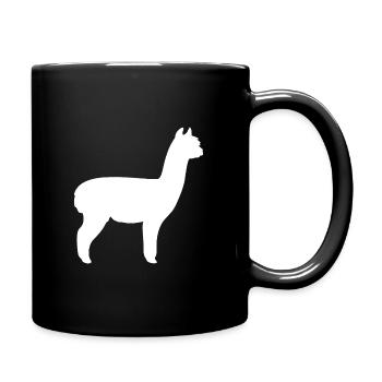 alpaca - Full Colour Mug - black - Right