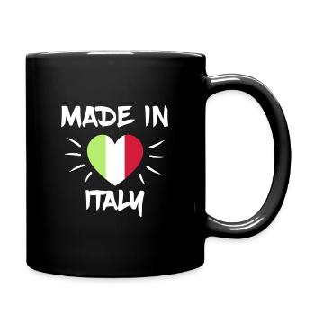 Italy - Tasse einfarbig - Schwarz - Rechts
