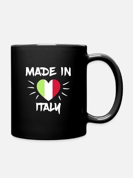 Italy - Tasse einfarbig - Schwarz