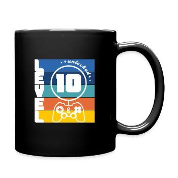 New level children gift 10 years - Full Colour Mug - black - Right