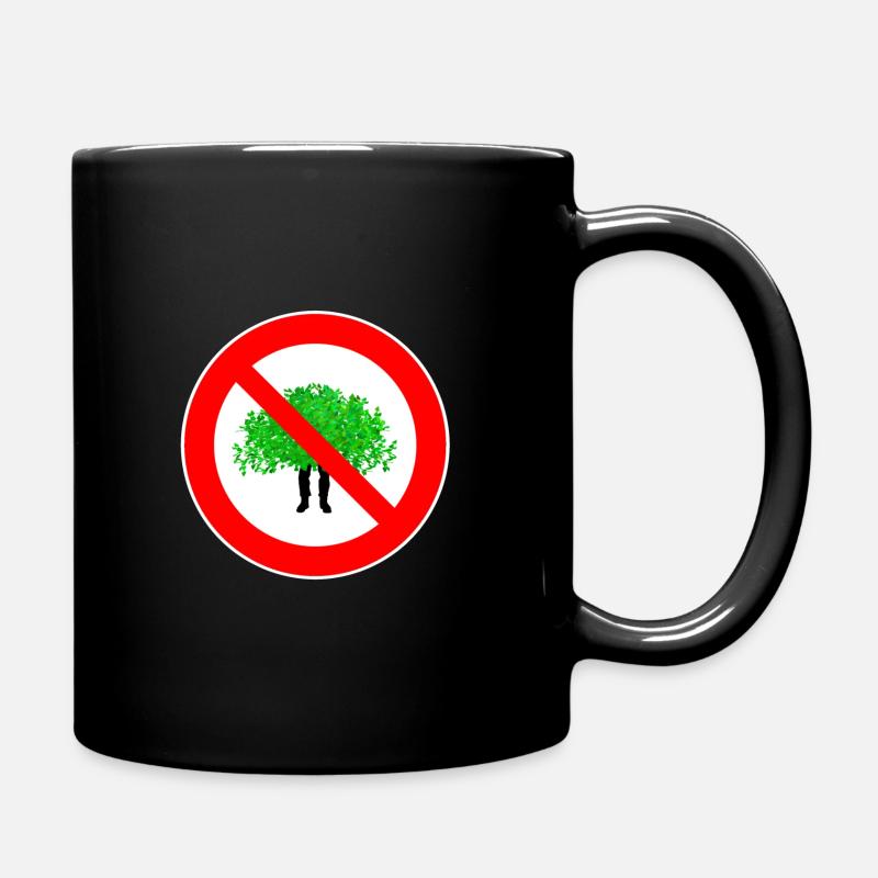 Bush Camper Battle Royale Gaming - Full Colour Mug - black