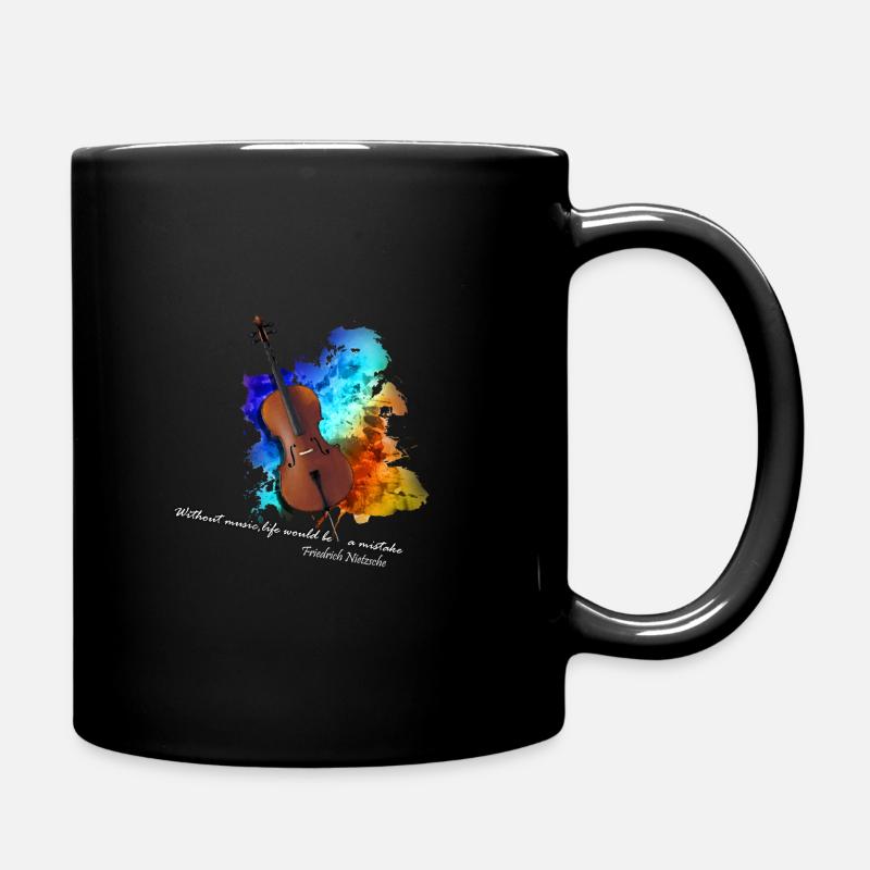 cello - Mug uni - noir