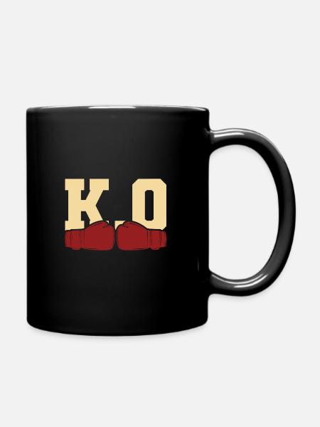 Boxing - Tasse einfarbig - Schwarz