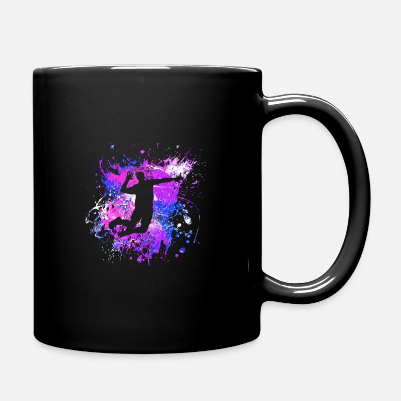 volleyball - Tasse einfarbig - Schwarz