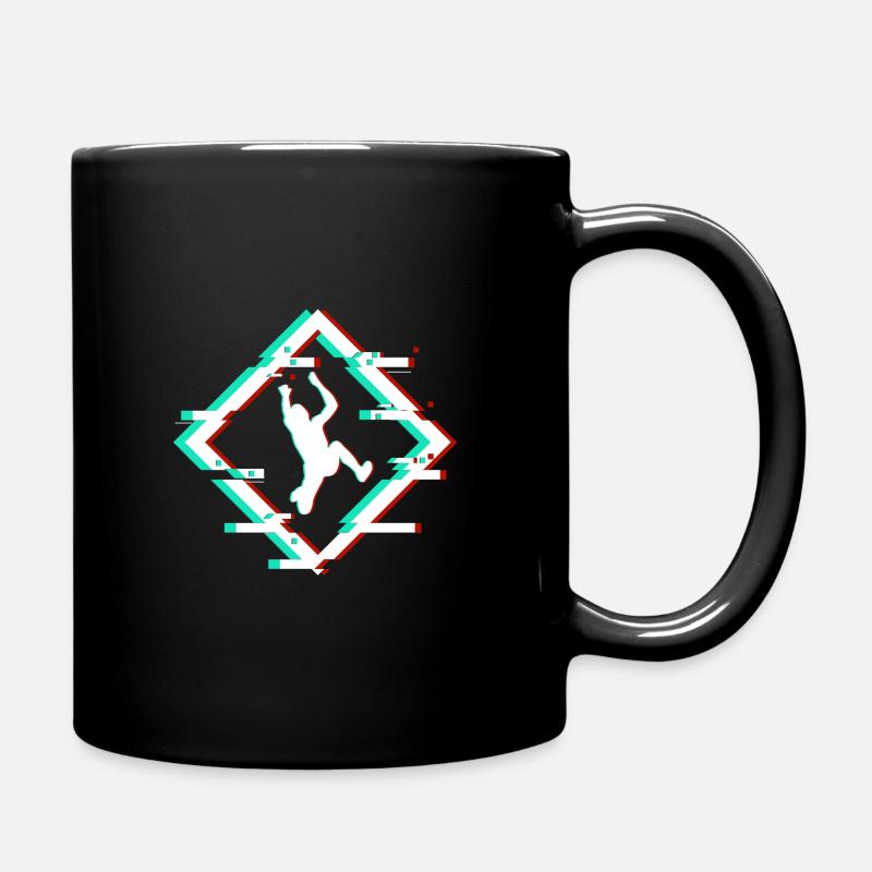 parkour - Tasse einfarbig - Schwarz