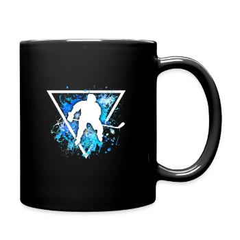 hockey - Tasse einfarbig - Schwarz - Rechts