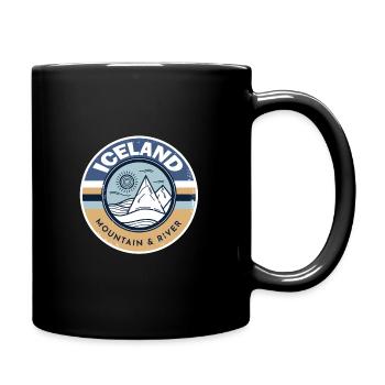 Islande - Mug uni - noir - Droite