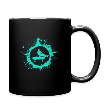 gymnastics - Full Colour Mug - black - Right