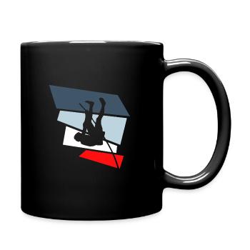 stabhochsprung - Tasse einfarbig - Schwarz - Rechts