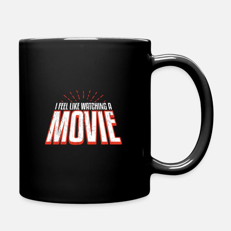 Film - Tasse einfarbig - Schwarz