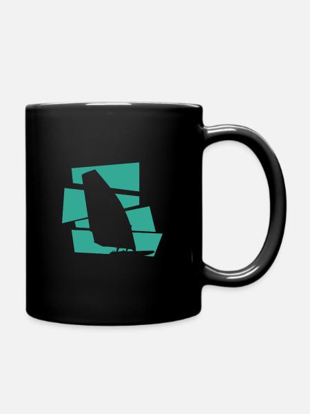 Windsurfing - Full Colour Mug - black