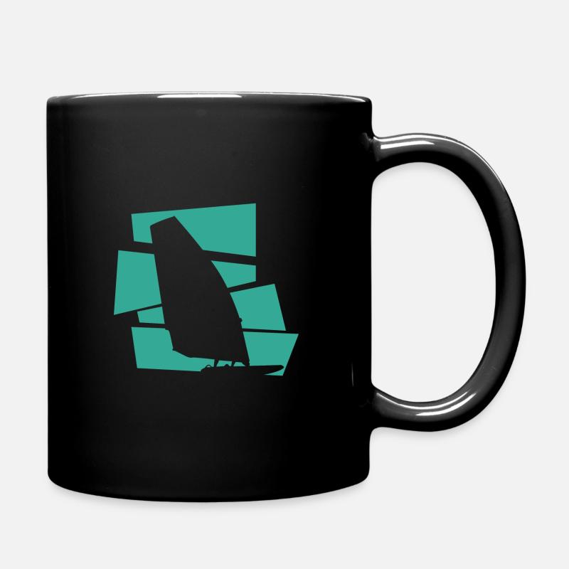 Windsurfing - Full Colour Mug - black