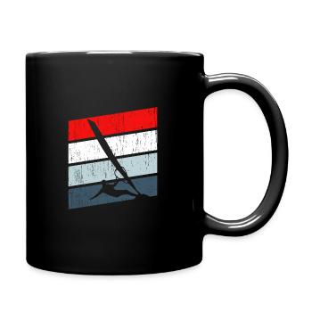 Windsurfen Surfen Liebhaber - Tasse einfarbig - Schwarz - Rechts