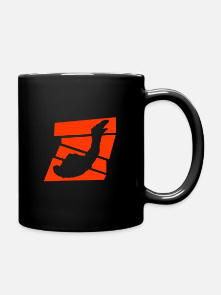 Parachutisme - Mug uni - noir