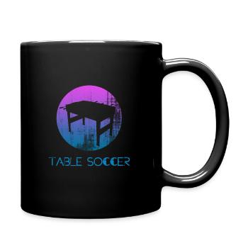 kicker - Tasse einfarbig - Schwarz - Rechts