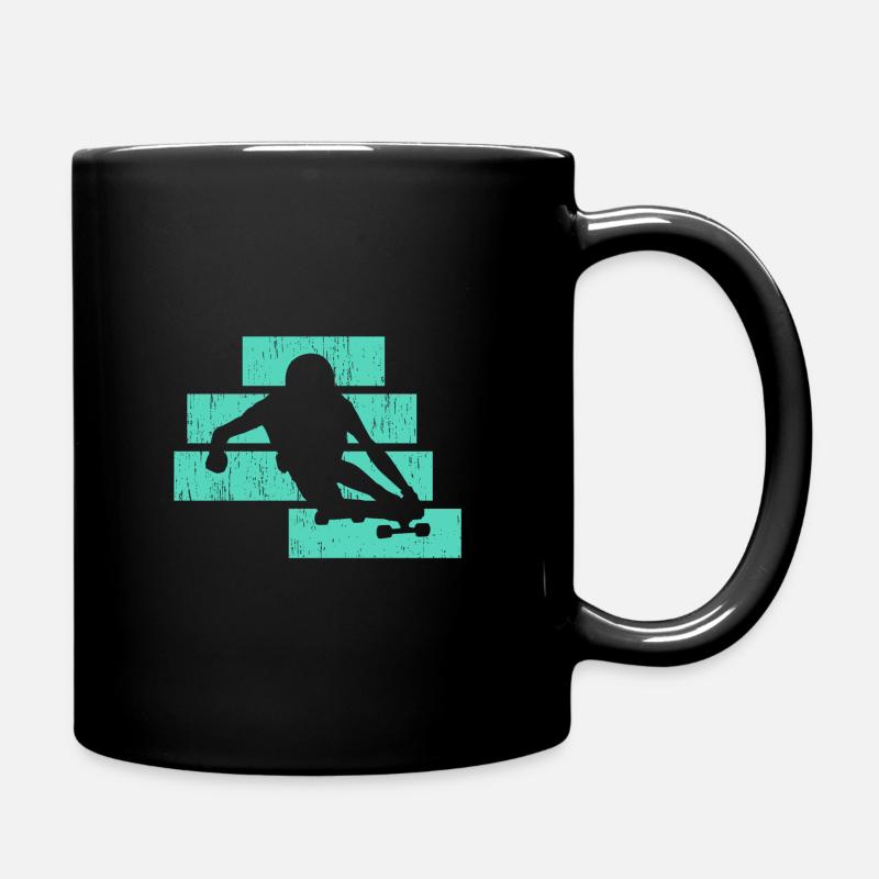Longboard - Tasse einfarbig - Schwarz